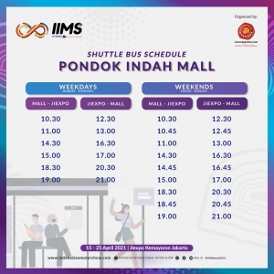 FREE SHUTTLE TO IIMS 2021 FOR OUR VISITOR
